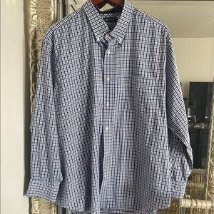 NAUTICA|Blue Checkered button up Shirt|XL|EUC
